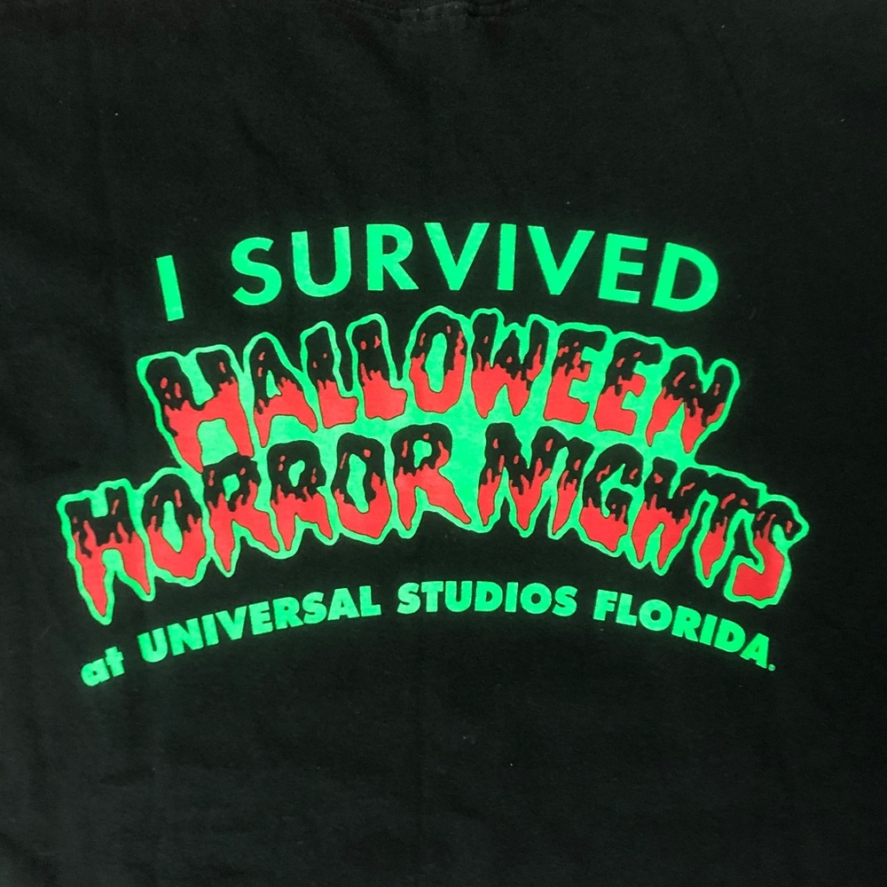 Rare 1992 Universal Studios Halloween Horror T-shirt, XL - Picture 3 of 5